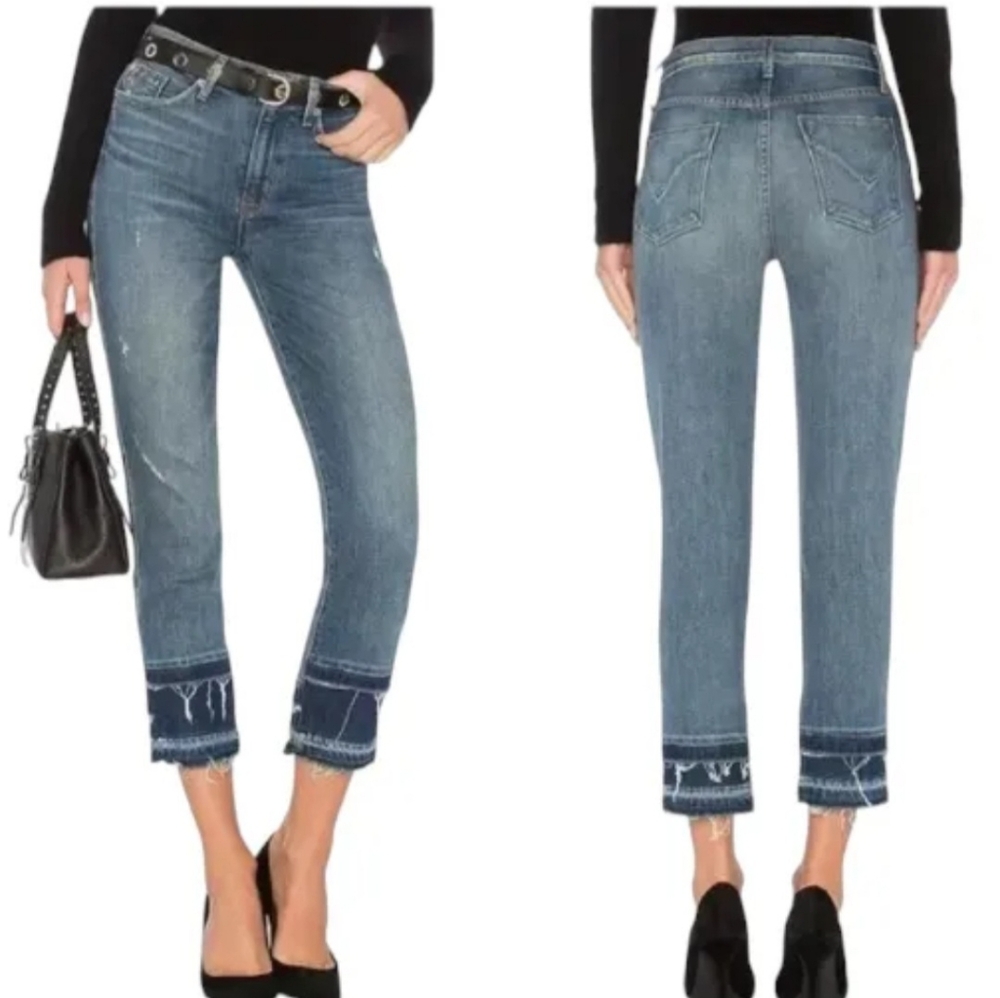 Hudson jeans High Rise Zoeey Stright Crop Size 25